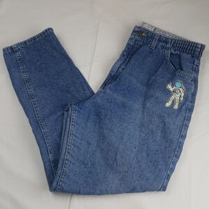Lee Women's 16 Astronaut Patch 90's Mom Jeans